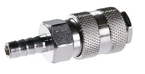 Переходник КРАТОН муфта рапид-елочка 10мм с обжимным кольцом 10х15мм