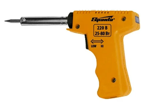 Паяльник-пистолет SPARTA, регулировка мощности 30-60Вт