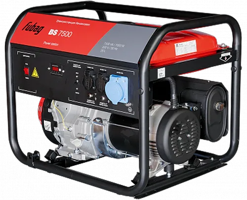 Генератор бензиновый FUBAG BS 7500, 7,5 кВт, 220В