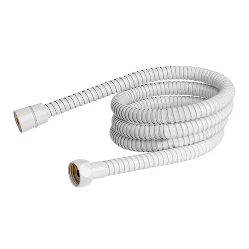 Шланг для душа I-TECH, G1/2"x1/2", двухзамковый, нерж, 150*14мм, белый