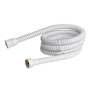 Шланг для душа I-TECH, G1/2"x1/2", двухзамковый, нерж, 150*14мм, белый