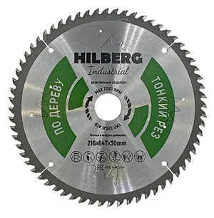 Диск пильный по дереву Hilberg Industrial HWT218 216*30*64Т