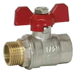 Кран шаровой I-TECH FM (ВР-НР) 1", бабочка