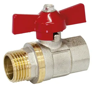 Кран шаровой I-TECH Standart FМ (ВР-НР) 1", бабочка