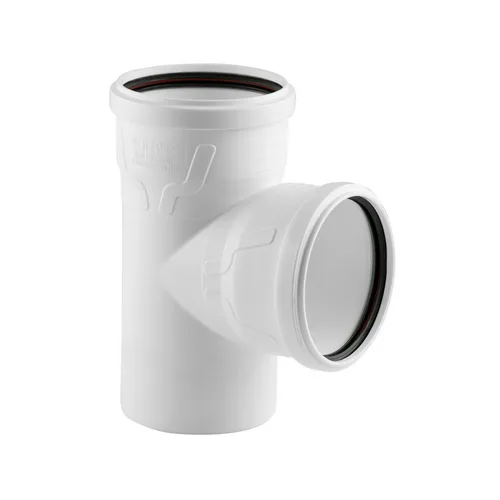 Тройник ELITE МК МПП 110/110х87°, белый, РТП