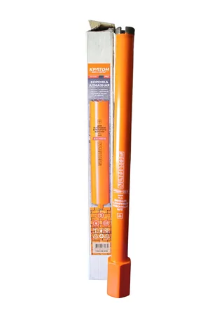 Коронка алмазная КРАТОН (32х400 мм; 1 1/4") для установок алмазного бурения