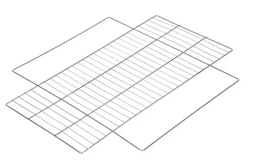 Решетка-гриль PALISAD Camping 480х240 мм, объемная хромированная