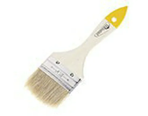 Кисть РемоКолор/Hobbi Любитель плоск, для всех видов ЛКМ, нат щетина, дер ручка, 2-50мм