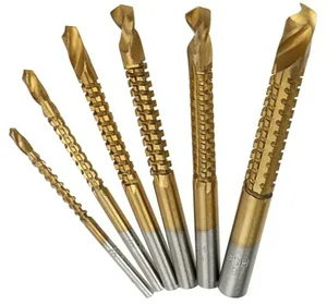 Набор сверл по металлу Vertex фрезеровальные 3, 4, 5, 6, 6.5, 8мм (6 предм)