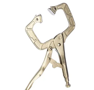 Зажим Jonnesway ручной с фиксацией, С-образный захват, 275 мм, 0-90 мм