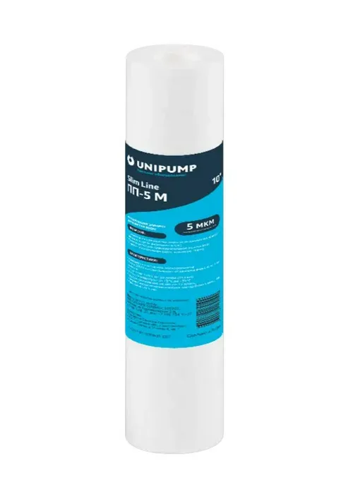 Фильтроэлемент Slim Line ПП-5 М 10 дюймов (5 мкм), Unipump