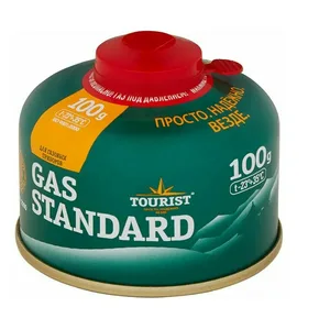 Газ TOURIST GAS STANDARD резьбовой клапан, 100 г.