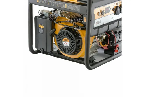 Генератор бензиновый DENZEL PS 55EA, 5,5 кВт, 230В, коннектор БА,эл/стартер