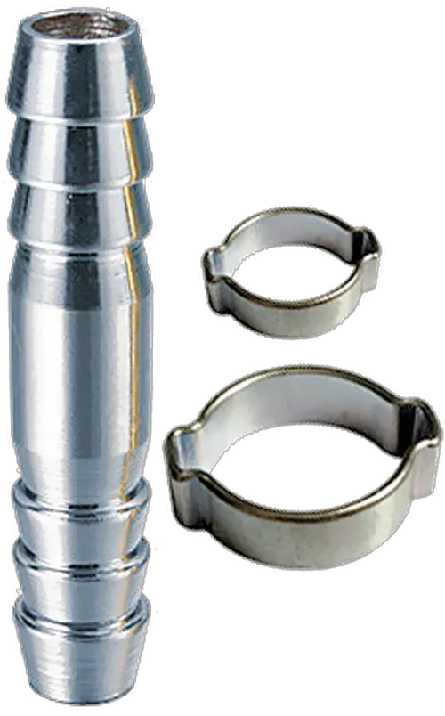 Переходник FUBAG 10мм елочка на елочку с 2- мя обжимными кольцами 10х15мм