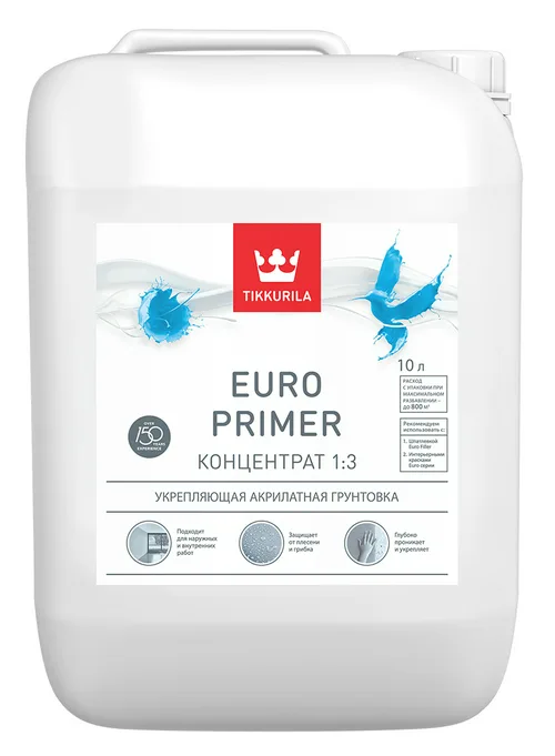 Грунт TIKKURILA EURO PRIMER, 10л