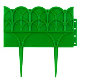 Забор декоративный Grinda зеленый  14х310 см,, 13 секций.