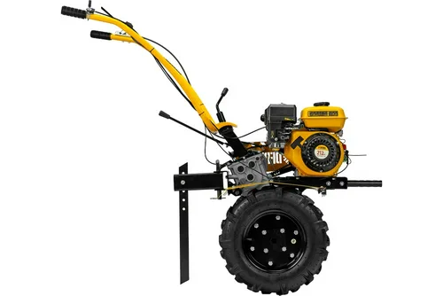 Мотоблок Denzel DPT-170S, 7 л.с., ремен.сцеп, фрез 3х4, ШОМ, передачи 2В/1Н