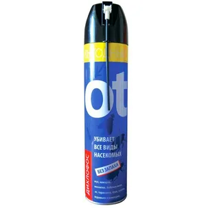 Аэрозоль Дихлофос RUBIT от насекомых, без запаха, 600 мл.