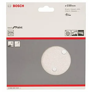 Лист шлифовальный BOSCH 6, 150мм, К60/120/240, краска, лак