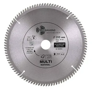 Диск пильный по мультиматериалам TRIO-DIAMOND 255*30*100Т