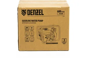 Мотопомпа Denzel PX-50H (600л/мин, 50х50, 8/65м) чистая вода, высоконапорная