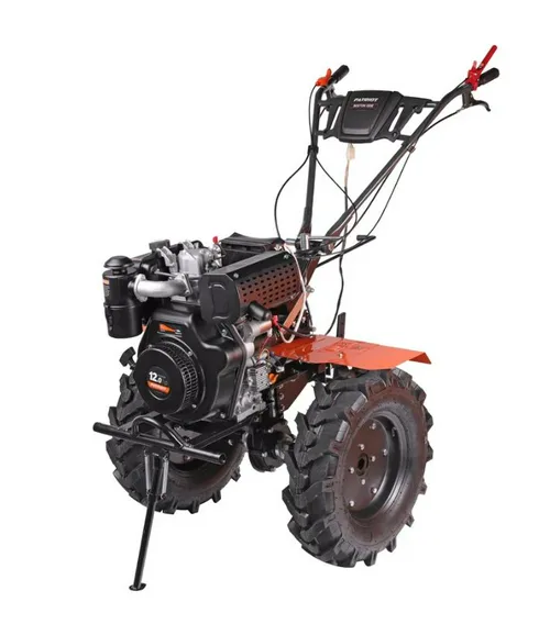 Мотоблок дизельный PATRIOT BOSTON-12DE, 12 л.с., ремен.сцеп, ВОМ, передачи 2В/1Н