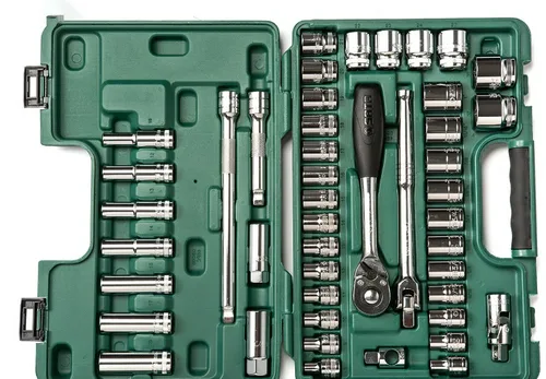 Набор торцевых головок Sata 1/2" 46 предметов, S09006