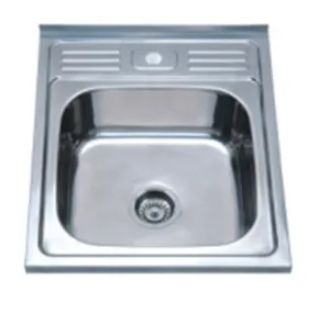 Мойка AQUATTRO квадратная накладная 600х500х180х0,8, глянцевая