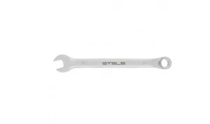 Ключ STELS комбинированный, 9 мм, CrV, матовый хром