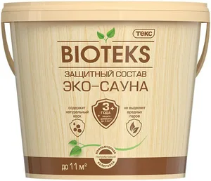 Состав BIOTEKS Эко-сауна, для бань и саун, п/мат, 0,9 кг