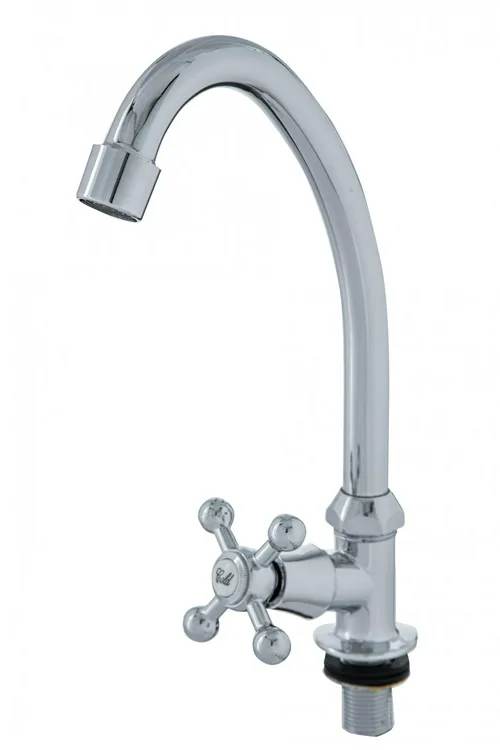 Смеситель для кухни ЭКОНОМ 410, одновентильный, для хол. воды, гайка