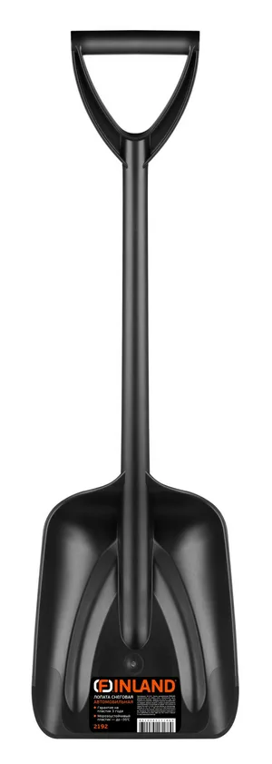 Лопата снеговая ЦИ Finland 2192 автомобильная, пласт., пласт. черенок, 275х200мм.