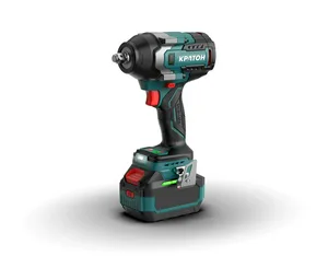 Гайковерт аккумуляторный ударный бесщеточный КРАТОН "Pro-Series" BIWC18-1000N (2хАКБ 6,0А·ч; ЗУ + кейс)