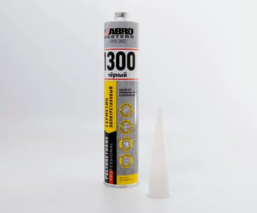 Герметик полиуретановый ABRO MASTERS (черный) 310 мл