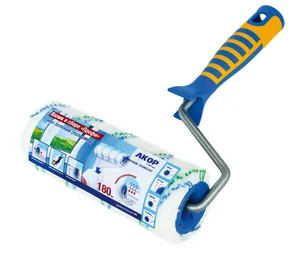 Валик АКОР Профи полиамид син-зел, 2-х ручка, 240х8мм