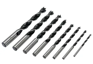 Набор сверл по дереву FIT, 3-4-5-6-7-8-9-10мм, 8 предметов, ПВХ конверт