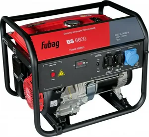 Генератор бензиновый FUBAG BS 6600, 6,0кВт, 220В