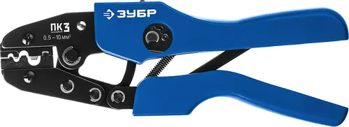 Пресс-клещи ЗУБР  ПК-3, 0.5 - 10 мм2, пресс-клещи для медных наконечников и гильз