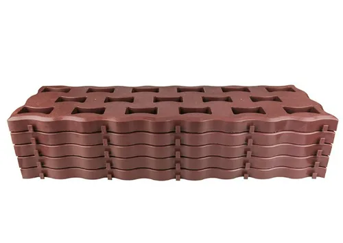 Дорожка садовая, пластик, коричневая, 300х20х2,5см, 5шт/уп.