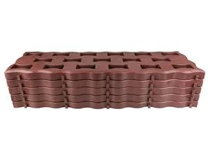 Дорожка садовая, пластик, коричневая, 300х20х2,5см, 5шт/уп.