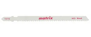 Набор пилок лобз MATRIX, T311C, 100 x 2,75 мм, HCS по дереву, 3шт
