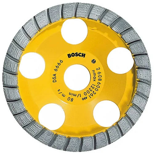 Чашка алмазная BOSCH, 125мм, BF Universal Turbo