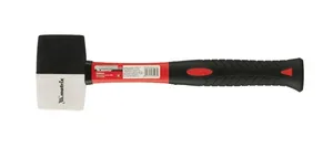 Киянка MATRIX, черно-бел резина, фиберглас ручка, 680г