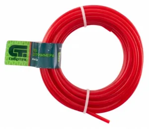 Леска триммерная Сибртех 4,0х10м, квадрат