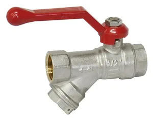 Кран шаровой с фильтром I-TECH FF (ВР-ВР) 3/4", ручка