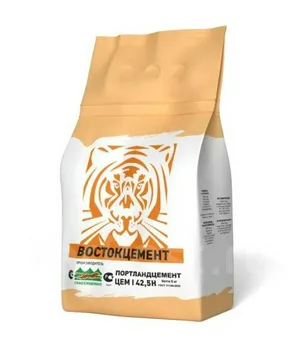 Цемент М-500 (ЦЕМ I 42,5Н) ТайгерМикс, 5кг