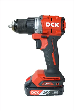 Дрель-шуруповерт аккум бесщеточная ударная DCK KDJZ2060i 18В, 2*2А/ч. 60нм, кейс