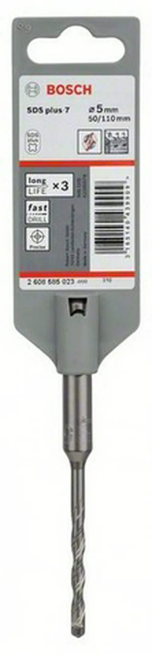 Бур BOSCH SDS-plus-7, 8x50мм