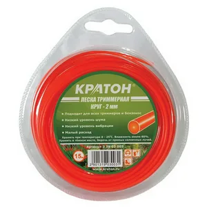Леска триммерная Кратон Звезда-2мм