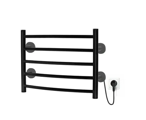 Полотенцесушитель электрический I-TECH, TANGO, 65 Вт, 53х40, черный матовый, прав., П5